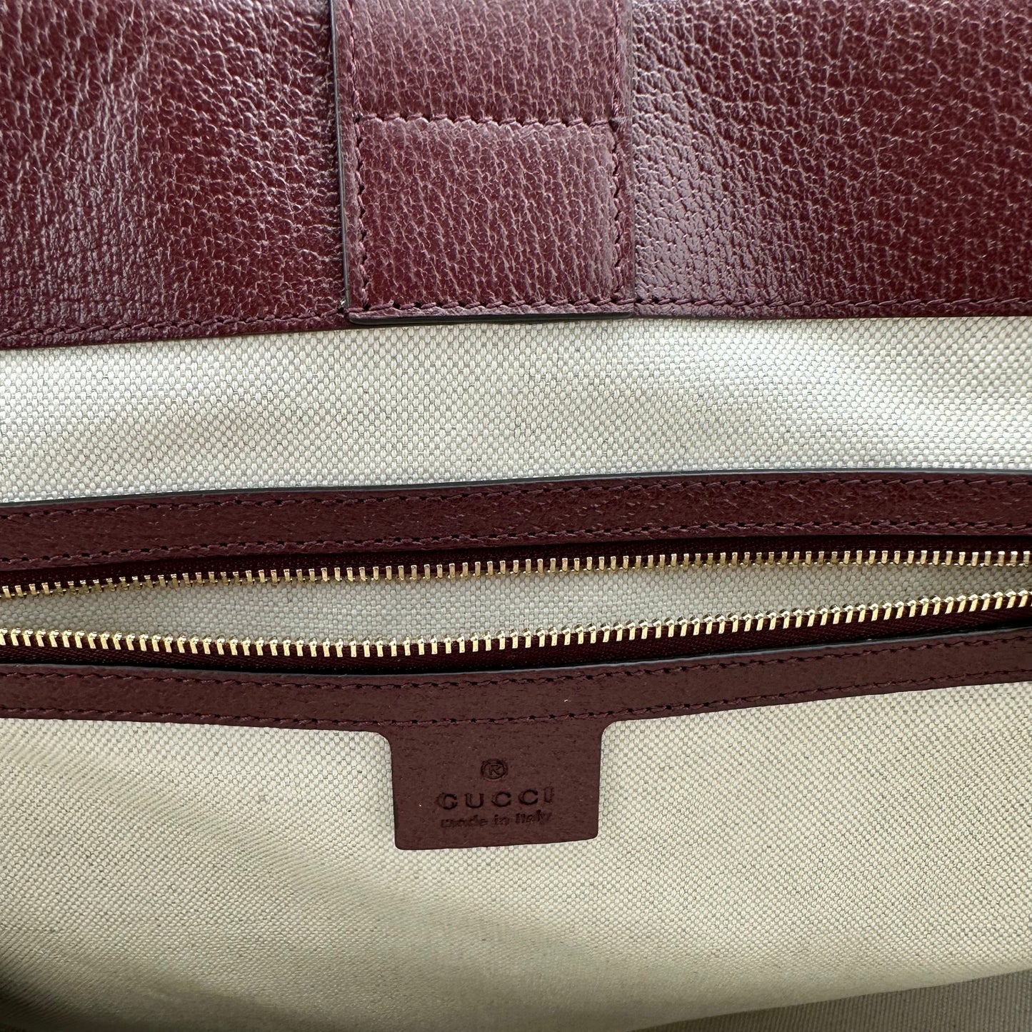 Gucci Ophidia Medium Tote Bag in Burgundy
