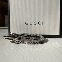 Load image into Gallery viewer, Gucci Engraved Interlocking GG Key Chain