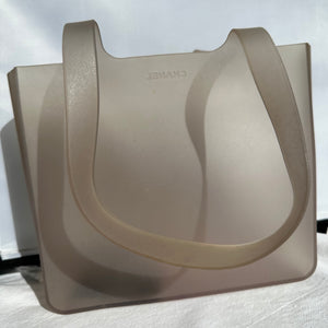 PREOWNED Chanel Silicone Gray Handbag