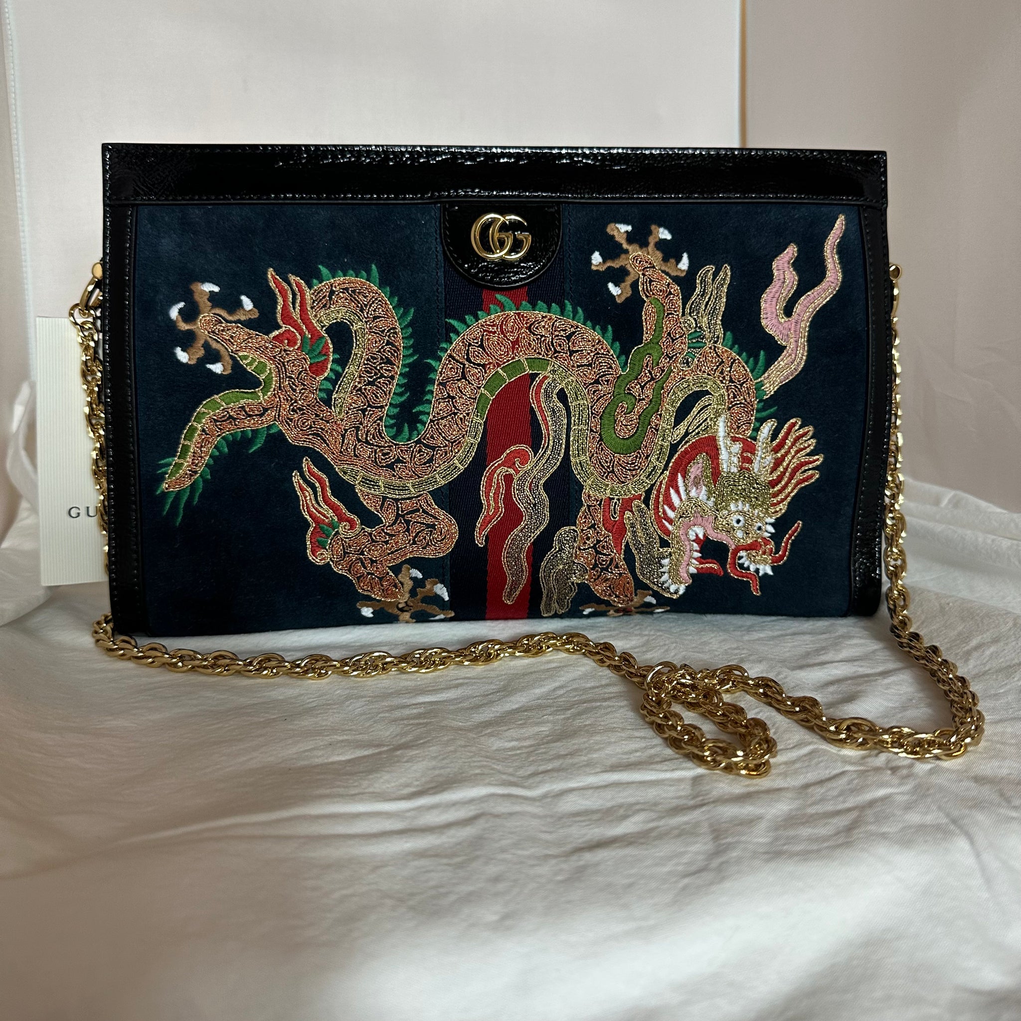 Gucci ophidia embroidered bag sales