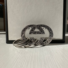 Load image into Gallery viewer, Gucci Engraved Interlocking GG Key Chain