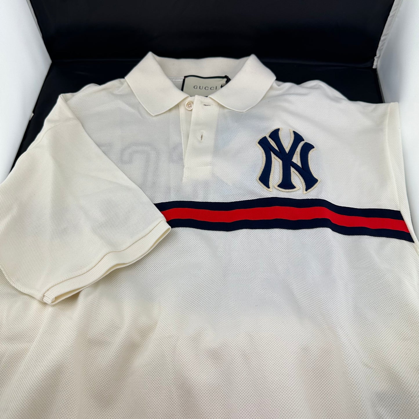 Gucci x MLB NY Yankees Short Sleeved Polo Shirt – Gavriel.us