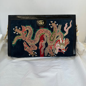Gucci Ophidia Embroidered Medium Shoulder Bag