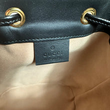 Load image into Gallery viewer, Gucci Ophidia Suede Mini Bucket Bag in Black