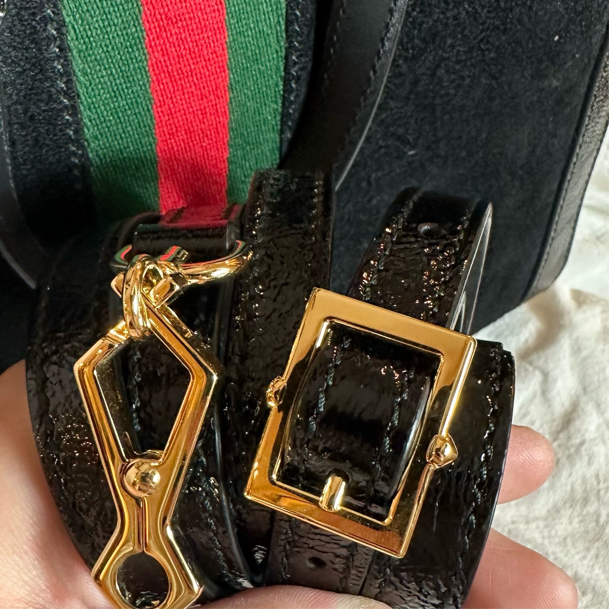 Gucci Medium Ophidia Tote Bag in Black