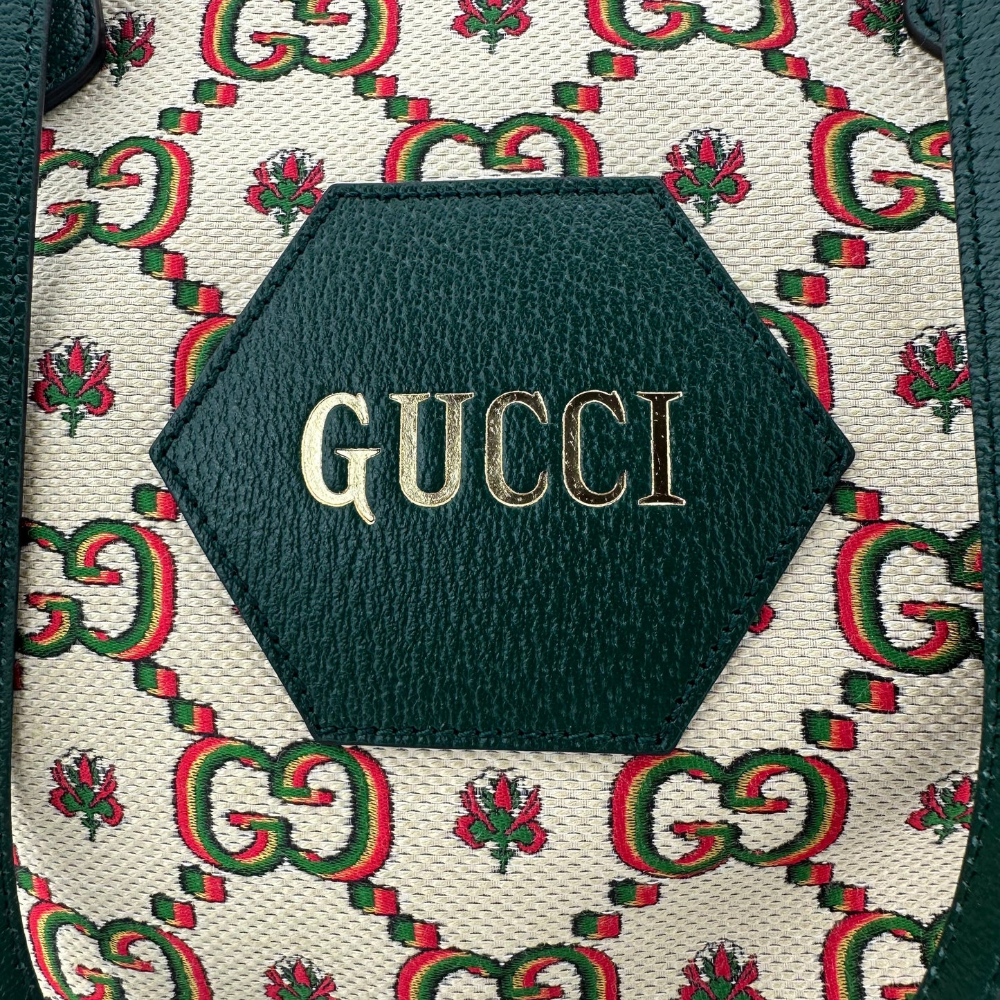 Gucci Ophidia Centennial GG Flower Canvas Medium Tote Bag