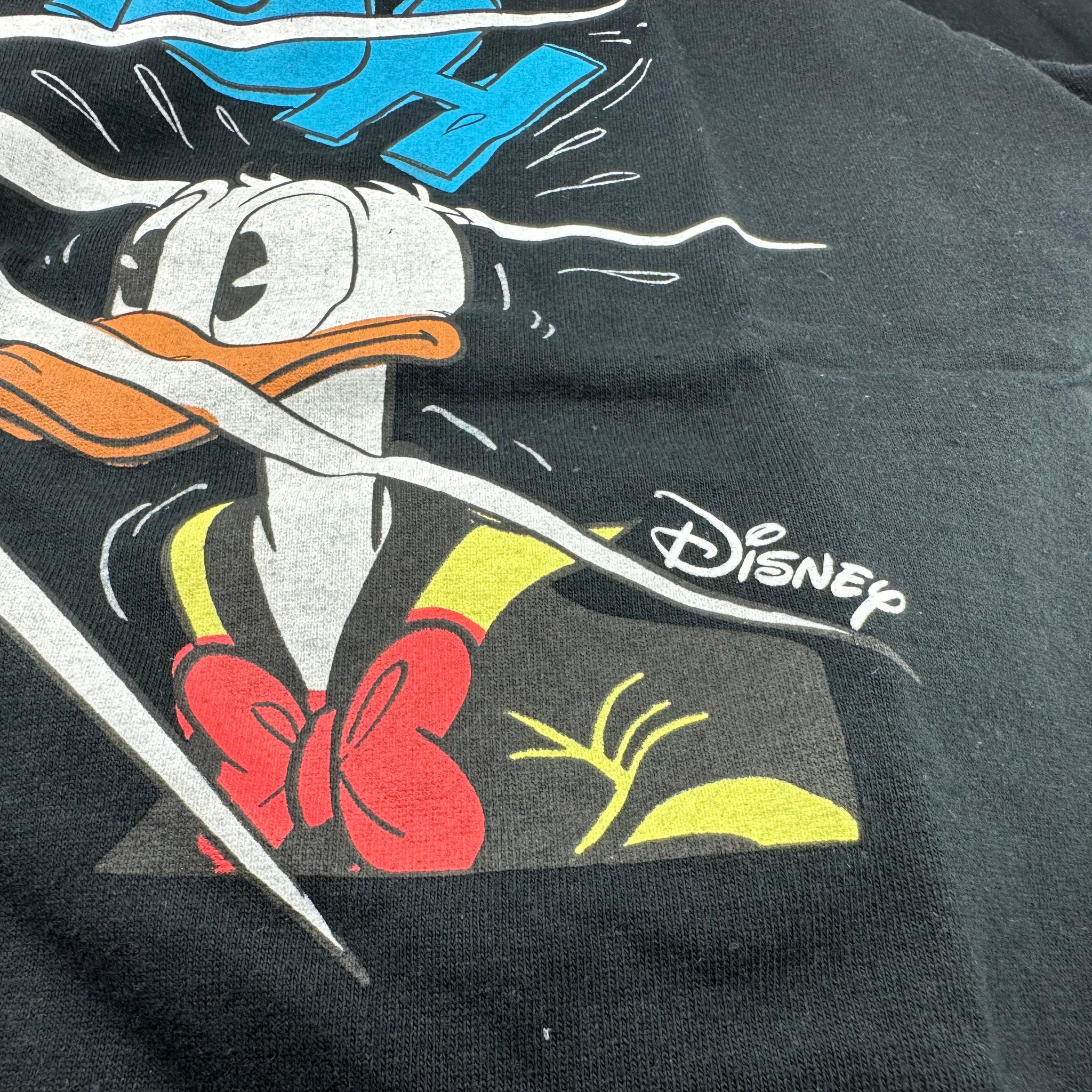 Gucci x Disney Oversized Donald Duck Cotton Black T Shirt Gavriel.us