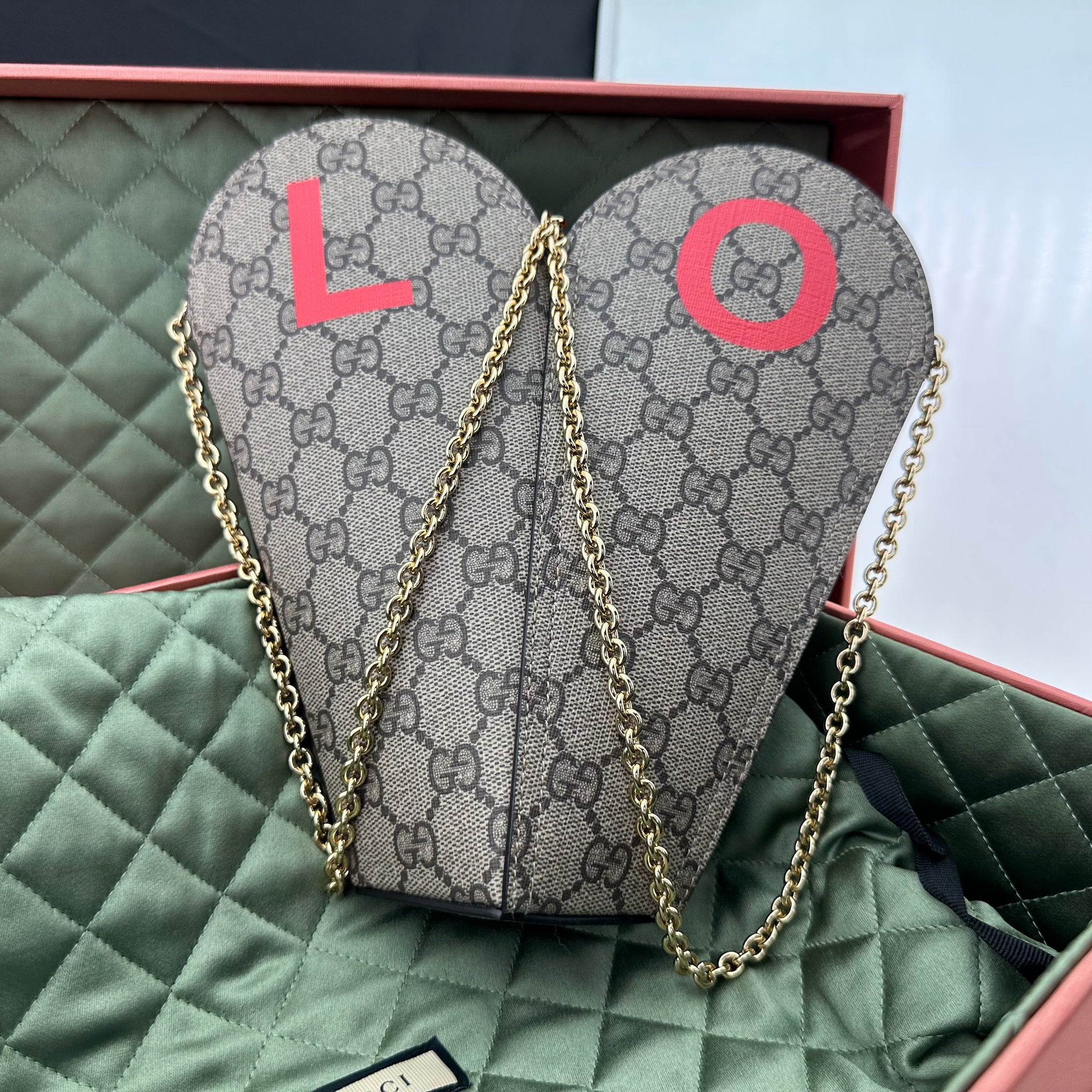 Gucci heart shaped bag hotsell