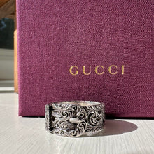 Load image into Gallery viewer, Gucci Metallic Garden Silver Ring in Sterling Silver 925