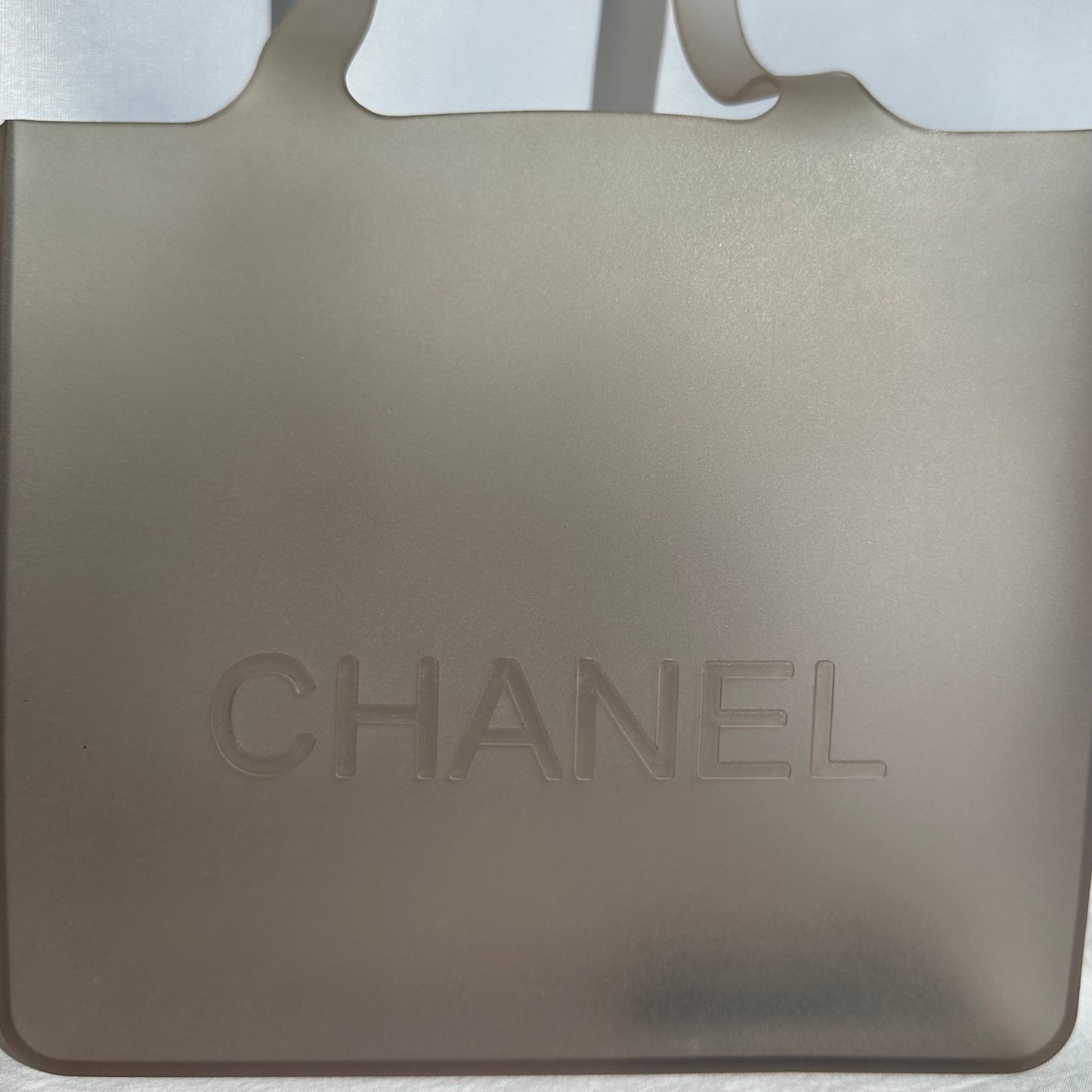 PREOWNED Chanel Silicone Gray Handbag