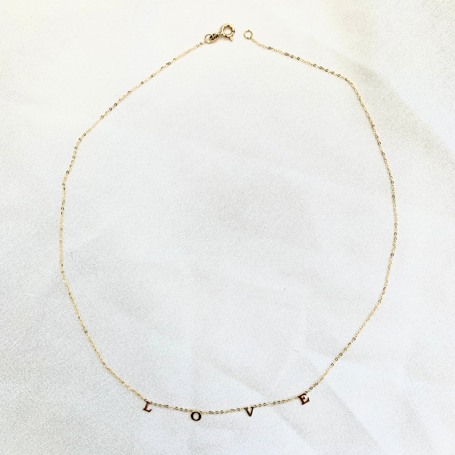 Gavriel LOVE Necklace in 14K Gold