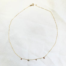 Load image into Gallery viewer, Gavriel LOVE Necklace in 14K Gold