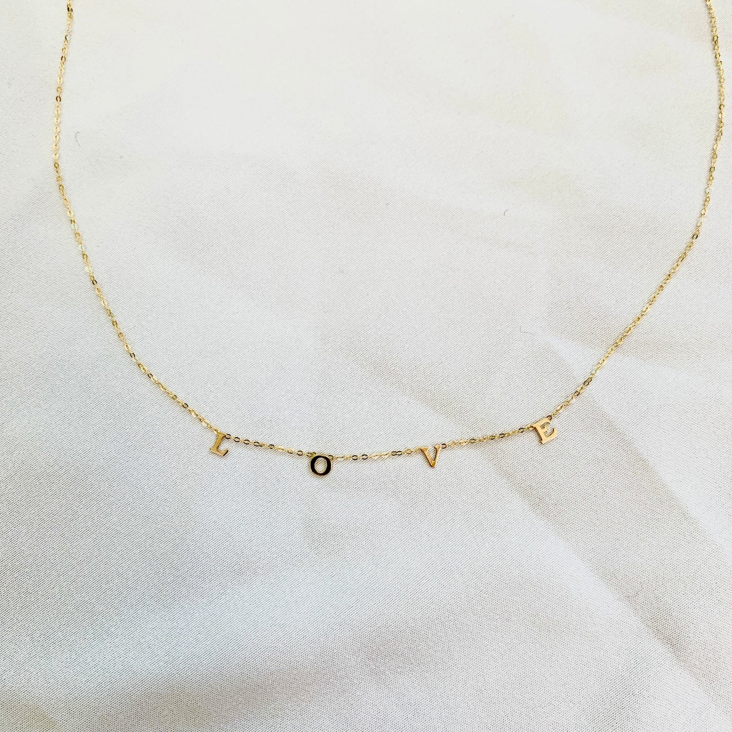 Gavriel LOVE Necklace in 14K Gold