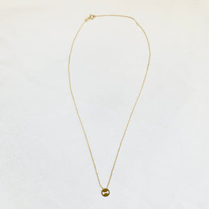 Gavriel Dog Bone Charm Necklace in 14K Gold
