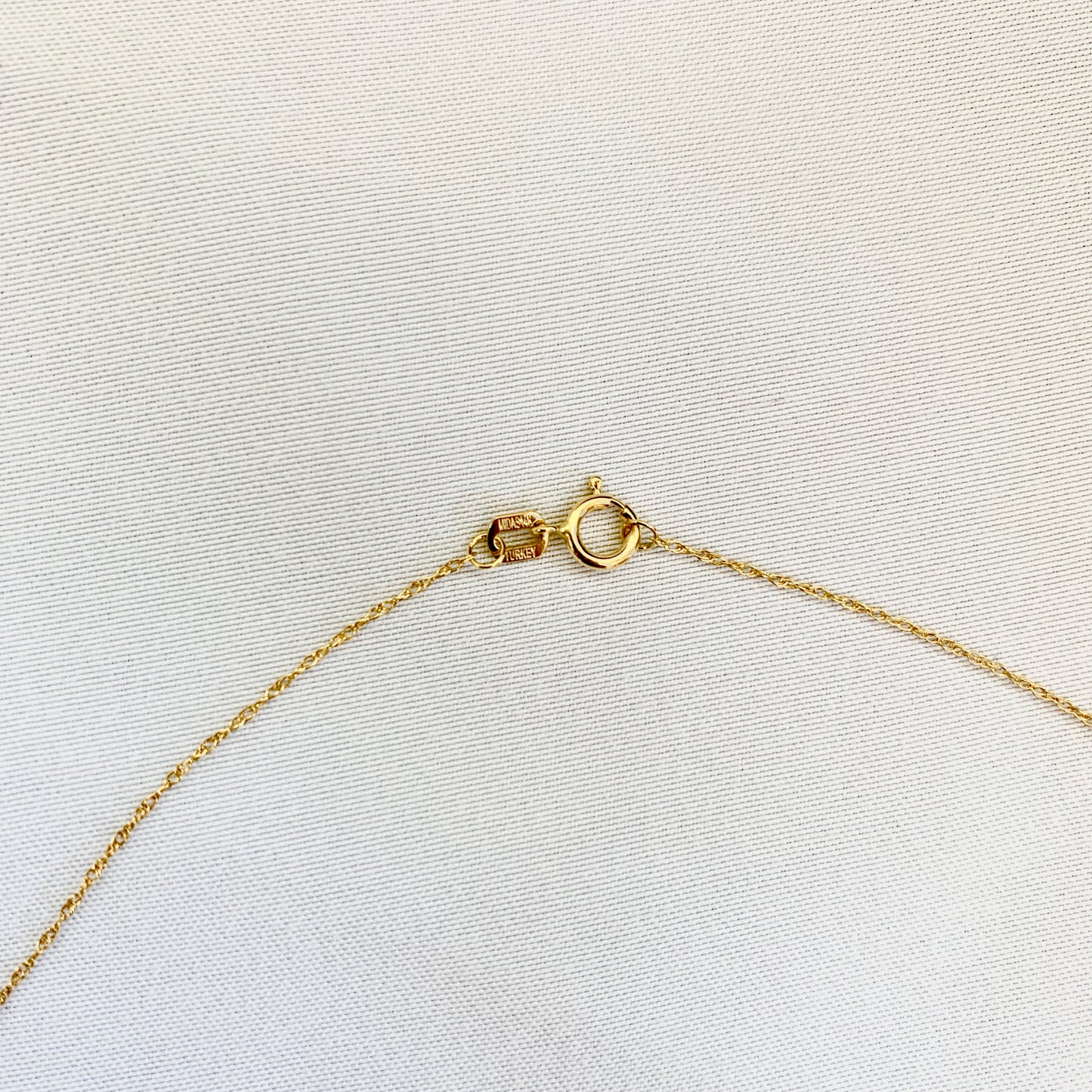Gavriel Dog Bone Charm Necklace in 14K Gold
