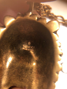Gucci Lion Head Pendant Necklace
