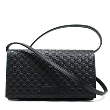 Load image into Gallery viewer, Gucci Microguccissima Leather Shoulder Bag in Black