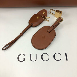 Gucci Travel Duffel Bag with Web in Beige