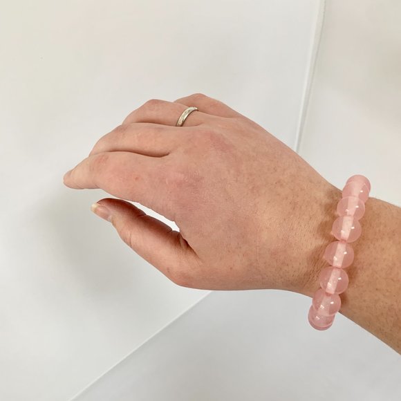 Gavriel Resin Beaded Bracelet in Pink