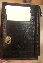 Load image into Gallery viewer, Gucci GG Morpheus Card Holder with Zipper in Black