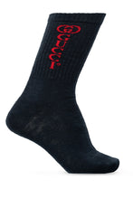 Load image into Gallery viewer, Gucci Socks With Red Gucci Logo and Interlocking GG in Navy