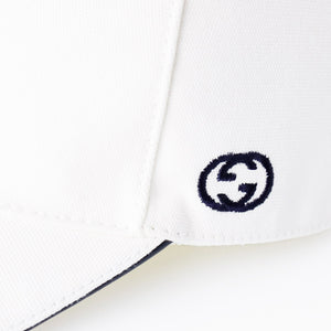 Gucci GG Baseball Hat in White