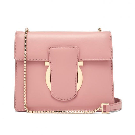 Salvatore Ferragamo Thalia Crossbody Bag in Antique Rose