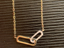 Load image into Gallery viewer, Gavriel Paperclip Necklace in 14K Gold