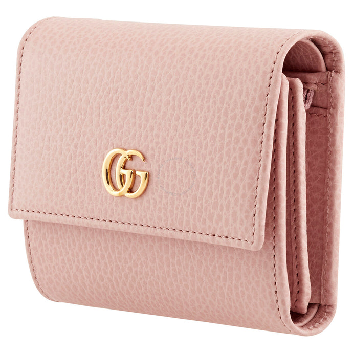 Gucci French Wallet in Pink Leather