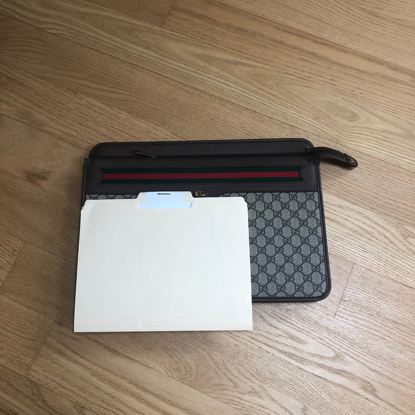 Gucci Ophidia GG Supreme Portfolio and Document Holder