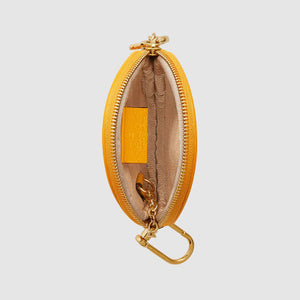 Gucci GG Flora Ophidia Coin Purse in Yellow