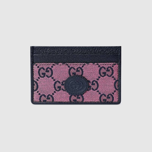 Gucci Canvas GG Multicolor Monogram Card Holder