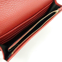 Load image into Gallery viewer, Gucci Crossbody Oversized Wallet Bag with Removable Chain and Mirror in Red
