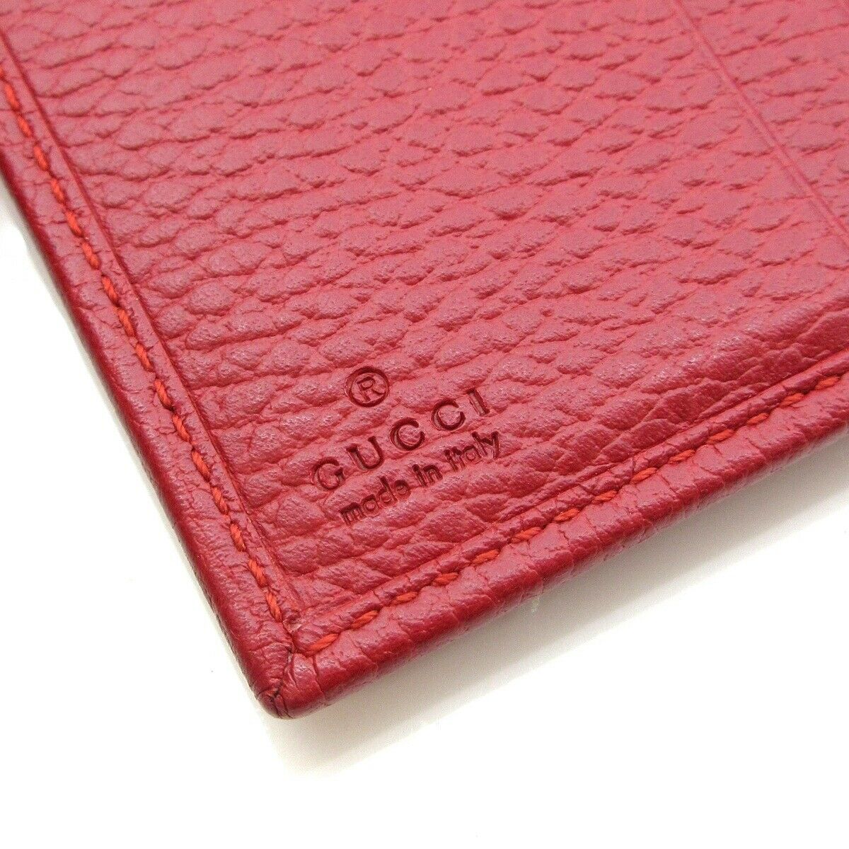 Gucci Bifold Wallet Signature Red in Leather - US