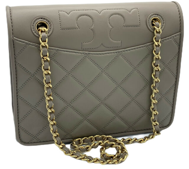 Tory Burch Savannah Shoulder Bag in French Gray