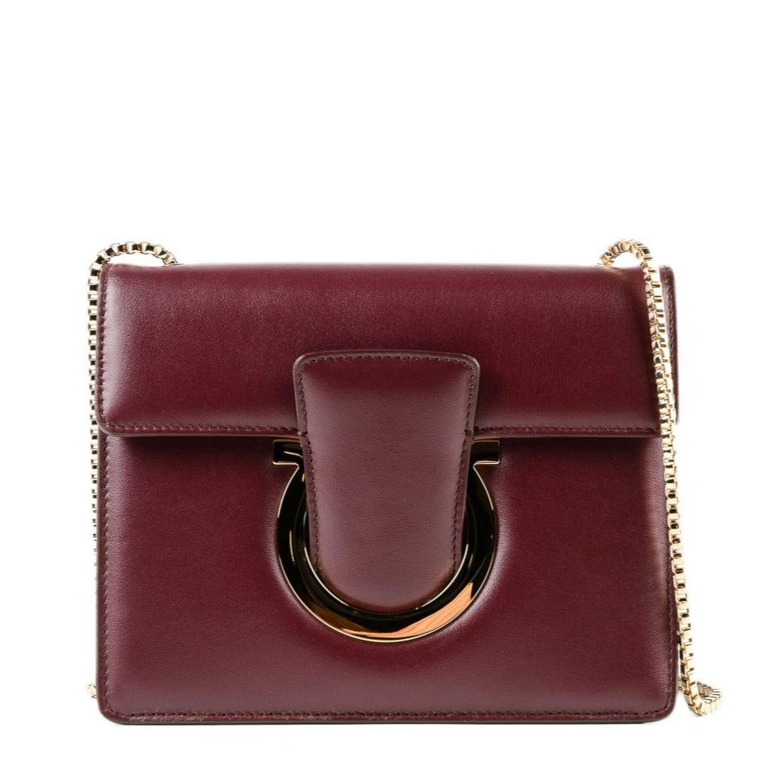 Salvatore Ferragamo Thalia Crossbody Bag in Wine