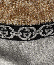 Load image into Gallery viewer, Gucci Lamé Interlocking GG Chain Metallic Socks in Silver
