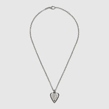 Load image into Gallery viewer, Gucci Sterling Silver Necklace with Engraved Heart