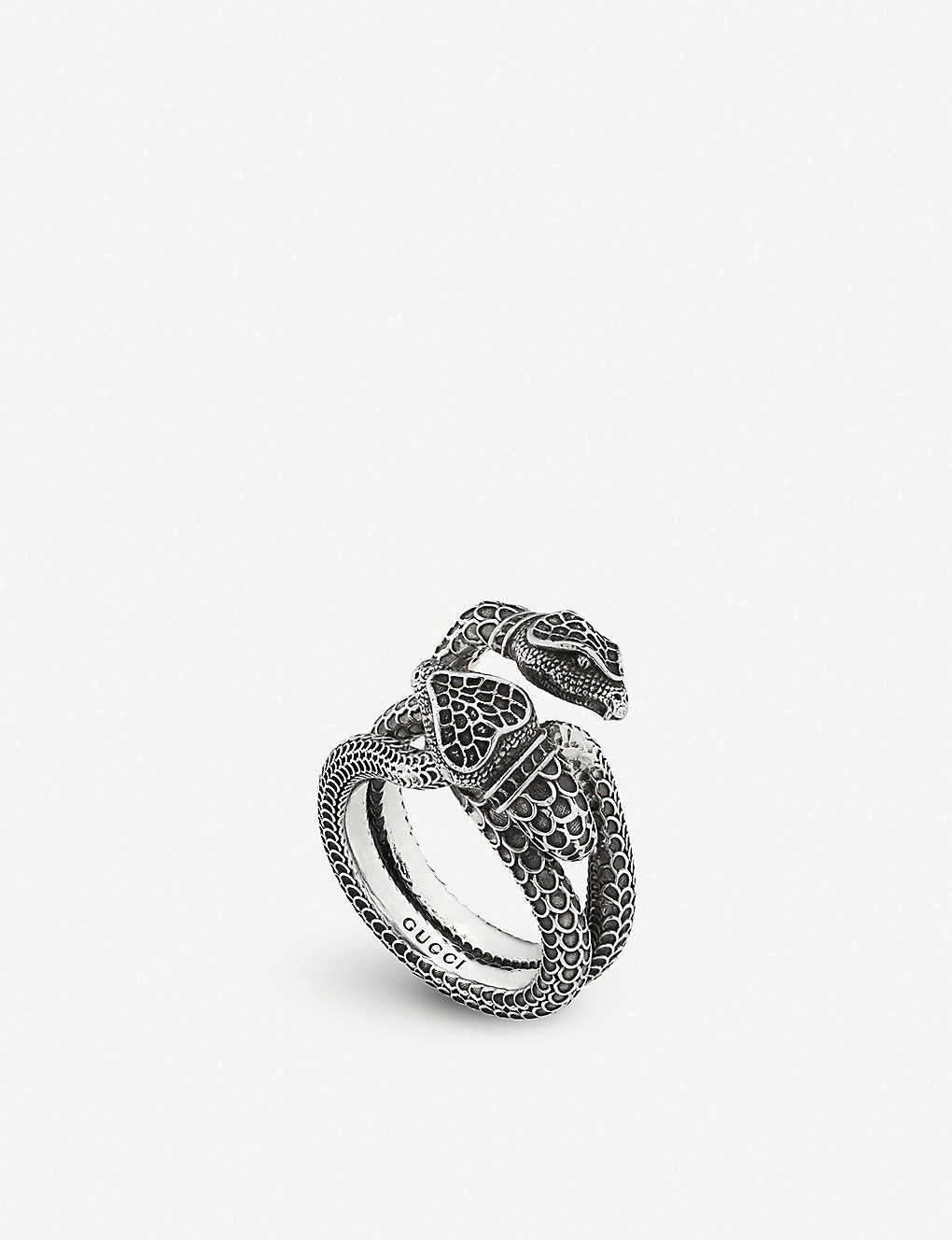 Gucci Garden Snake Sterling Silver Ring – Gavriel.us