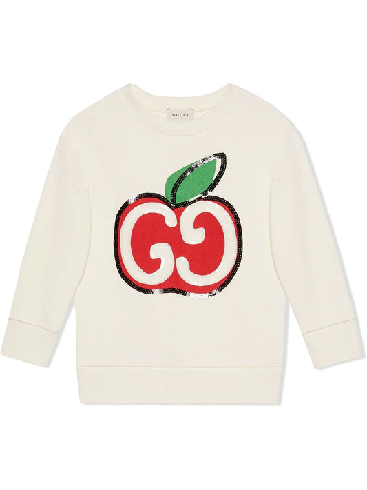 Gucci Kids GG Apple Print Sweatshirt