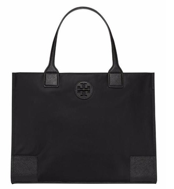 Tory Burch Ella Nylon Packable Tote in Black