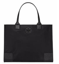 Load image into Gallery viewer, Tory Burch Ella Nylon Packable Tote in Black
