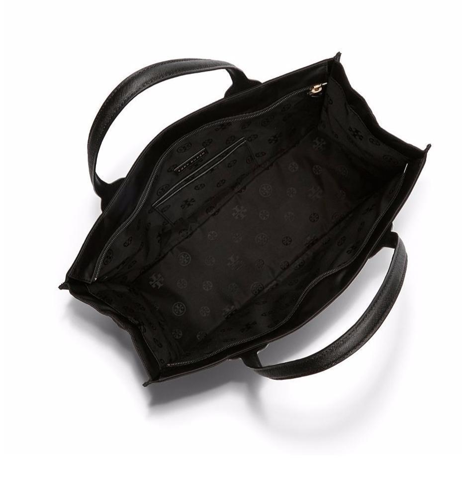 Tory Burch Ella Nylon Packable Tote in Black