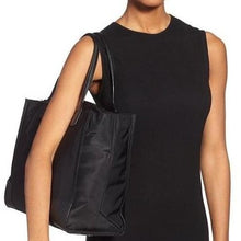Load image into Gallery viewer, Tory Burch Ella Nylon Packable Tote in Black
