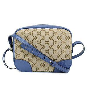 Gucci Canvas Supreme Camera Bag Caspian Blue