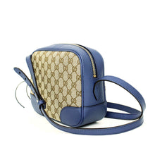 Load image into Gallery viewer, Gucci Canvas Supreme Camera Bag Caspian Blue