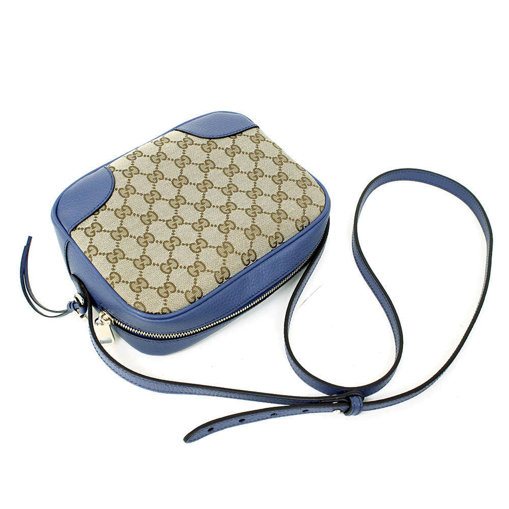 Gucci GG Supreme Bree Camera Crossbody Bag in Caspian Blue NEW - J'adore  Fashion Boutique