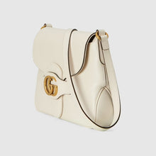 Load image into Gallery viewer, Gucci Small Messenger Bag with Double G in Ivory