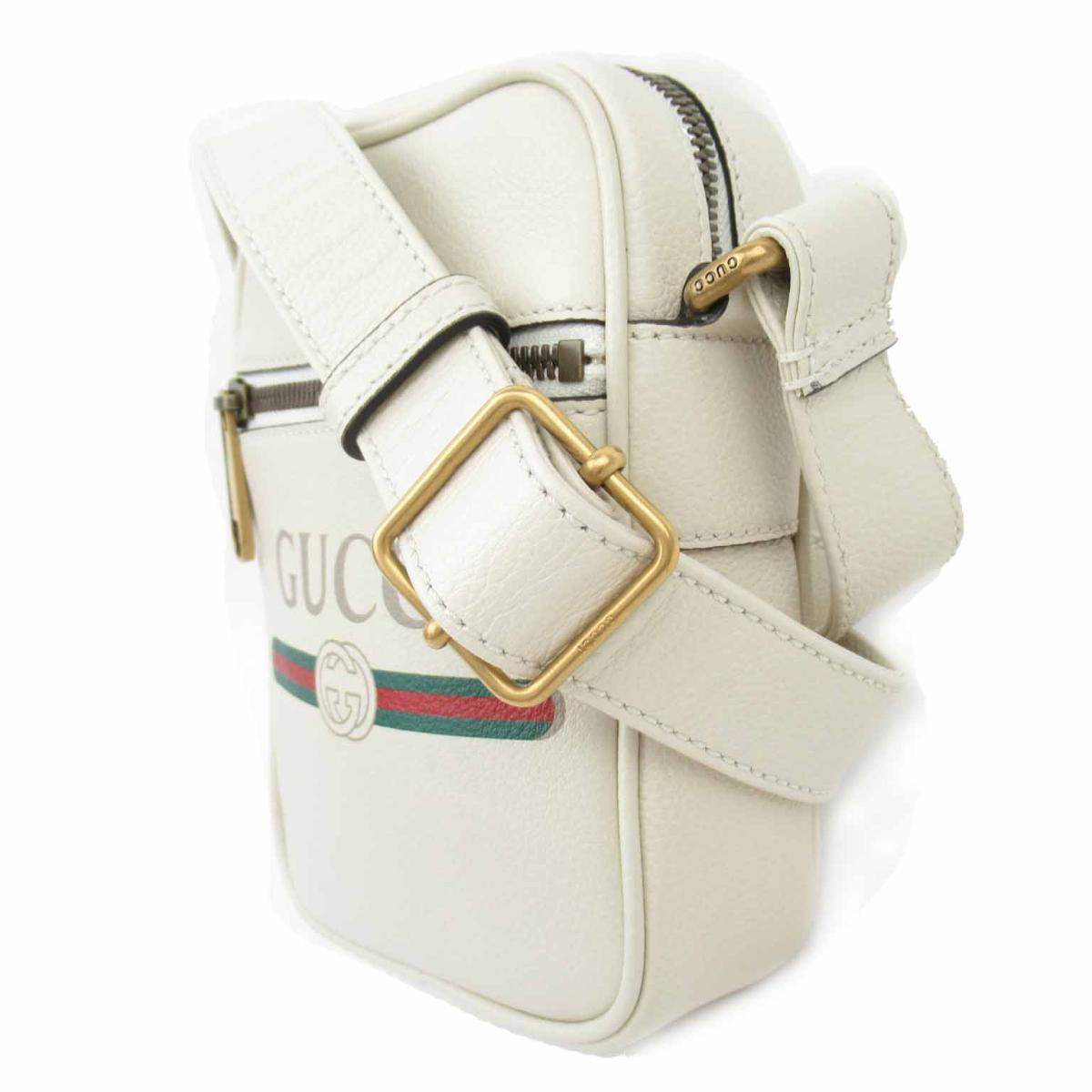 Gucci white GG embossed leather box crossbody – My Girlfriend's