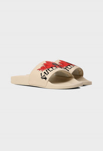 Gucci Hawaii Slides in White